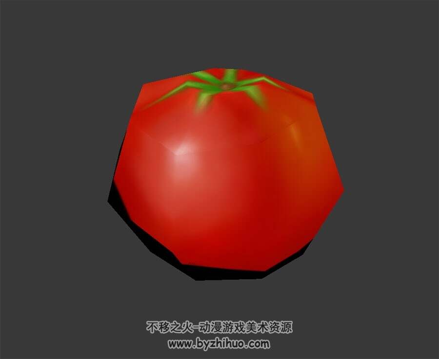 西红柿 max模式下载 3D模型 四角面