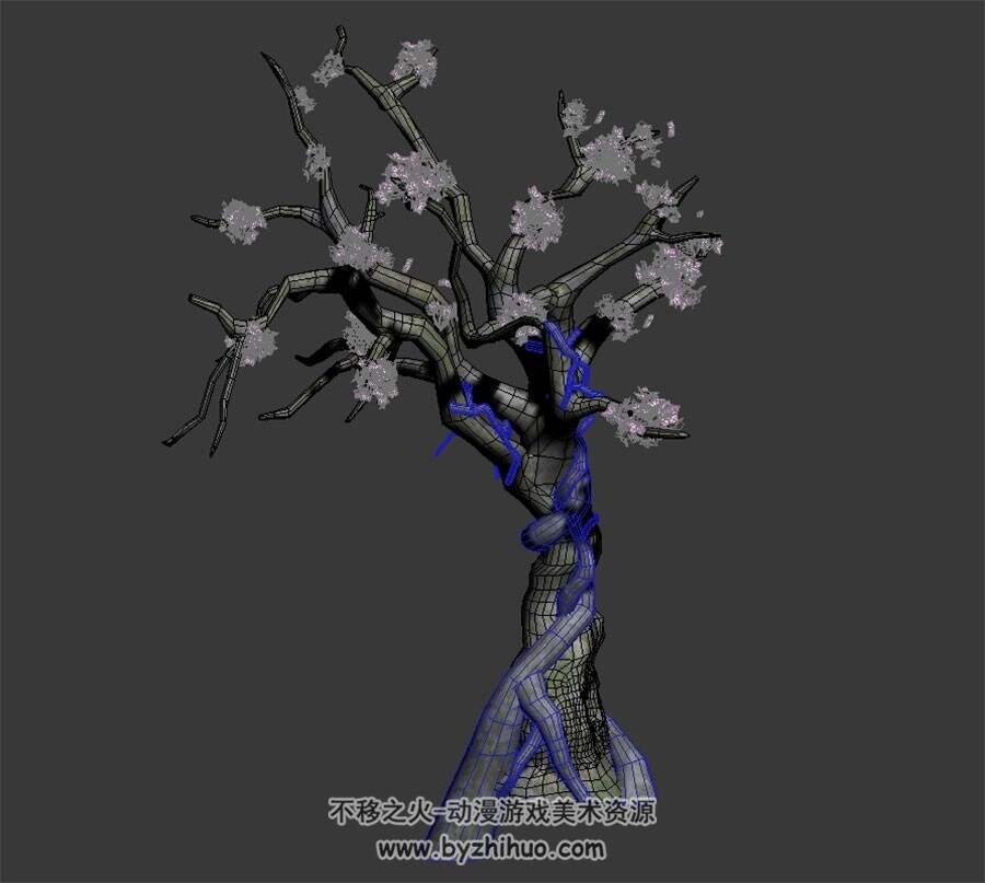 人参果树 3D模型 四角面max格式下载