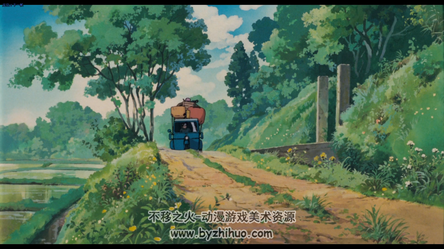 宫崎骏电影背景截图《龙猫》+《百变狸猫》+高畑勋《岁月的童话》