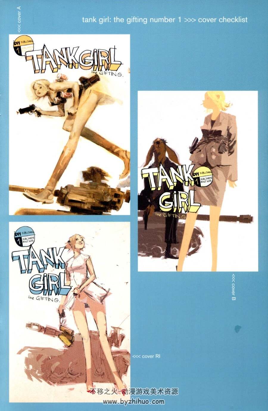《Tank Girl - The Gifting 》（01-04），Ashley wood作品。