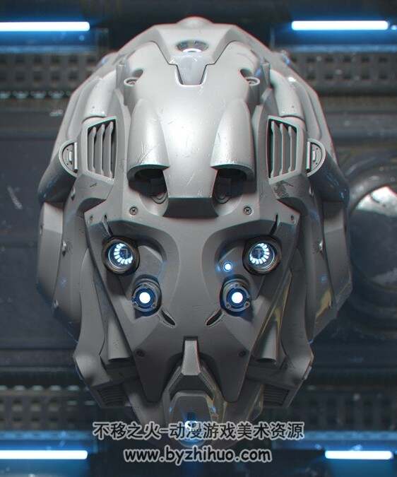 在Blender中为科幻头盔建模