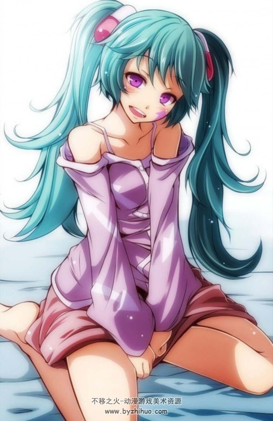 初音未来 二次元角色插画图包 百度网盘分享 55P