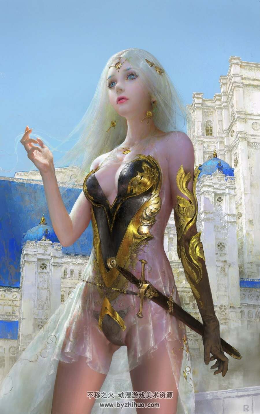 阮佳高清作品集 笔刷 psd文件 录屏教程绘画视频百度网盘分享参考