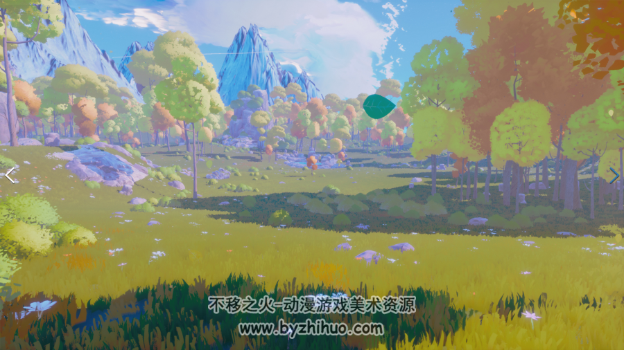 UE4卡通渲染场景StylizedNature 百度网盘分享