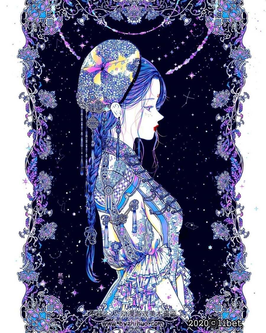画师libet_hs华丽插画