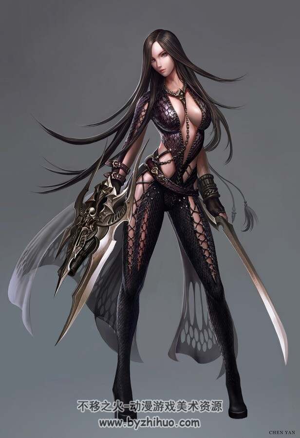 刺客类职业角色原画游戏美术素材参考 2085p