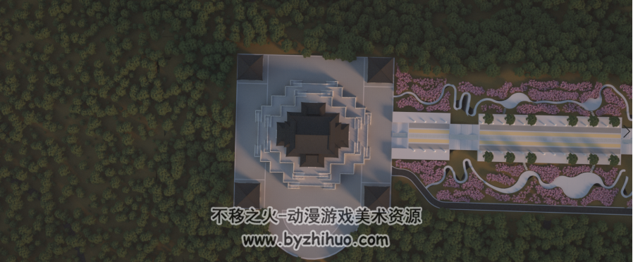 牡丹博物馆  尚未建成  设计效果一比一设计图  包含材质渲染设置