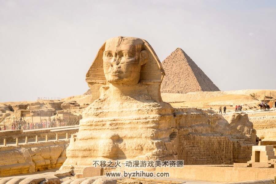 【风景素材】埃及金字塔 狮身人面像