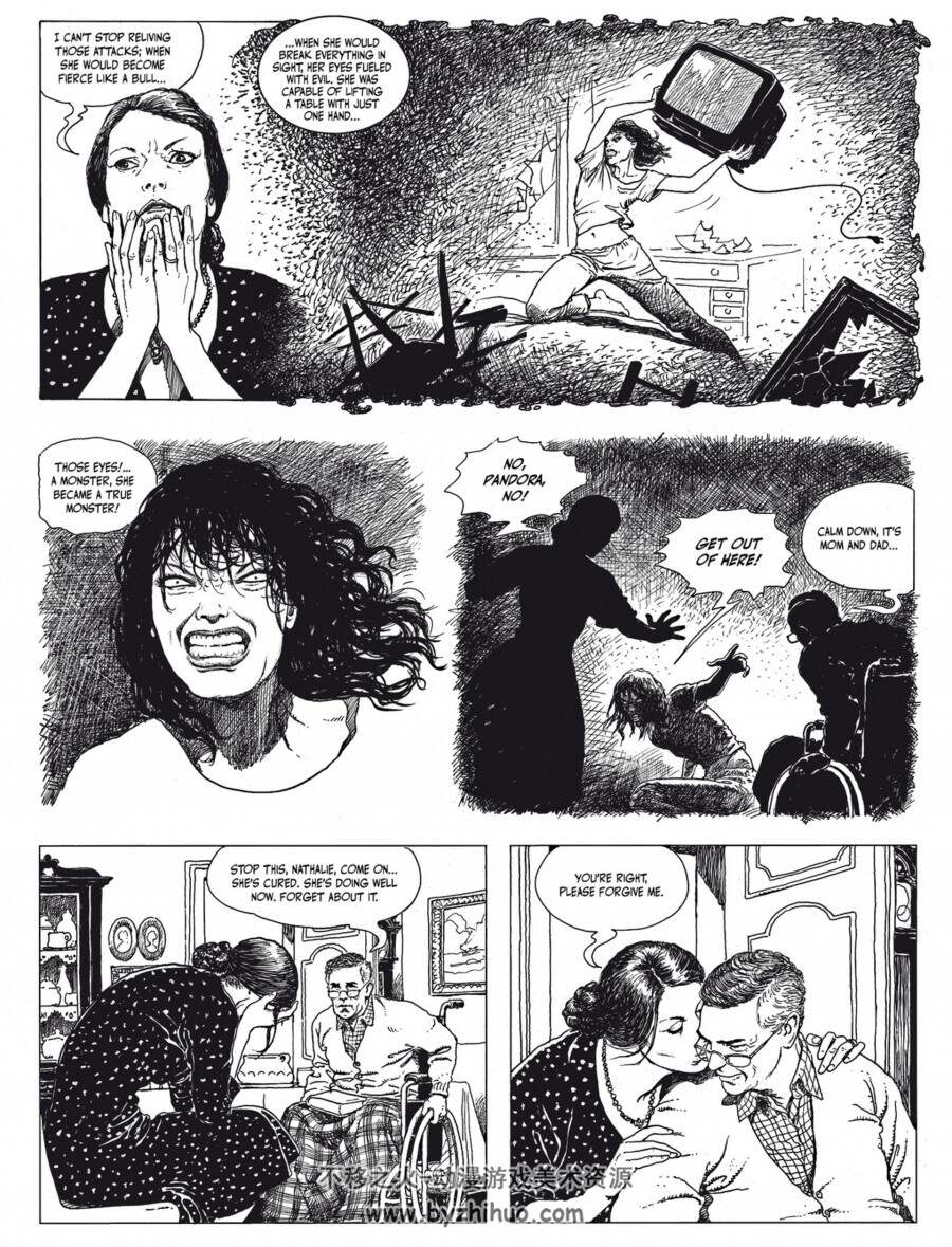 Pandora's Eyes 英文版 全一册 米罗马纳哈 Milo Manara / Vicenzo Cerami  Gli Occhi di