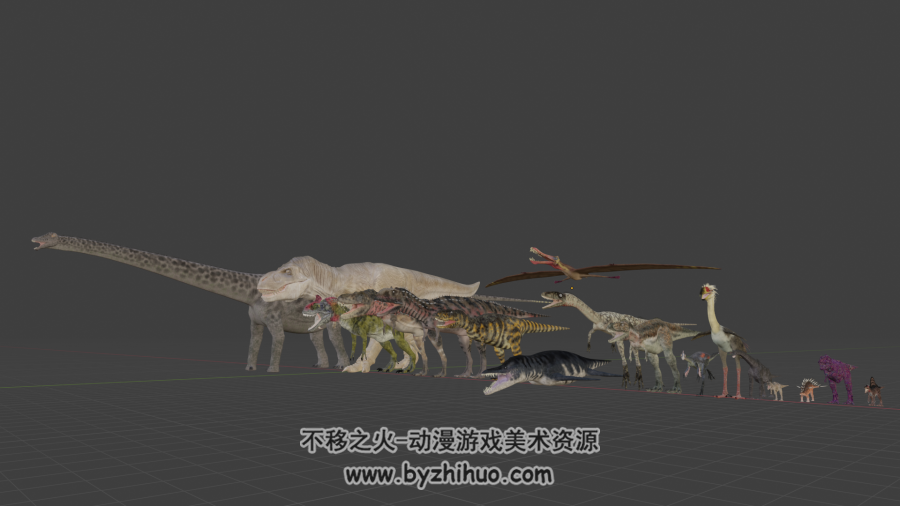 写实恐龙模型合集