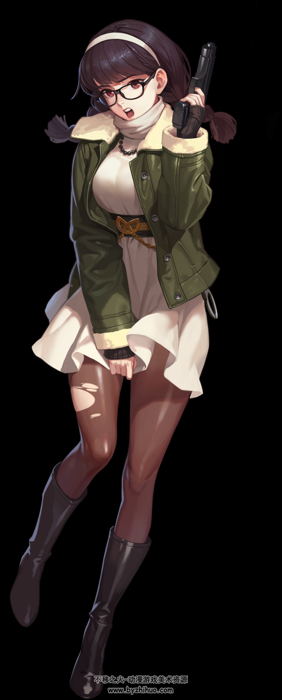韩游黑色幸存者（BlackSurvival）人物立绘＋场景原画 精美！推荐学习！