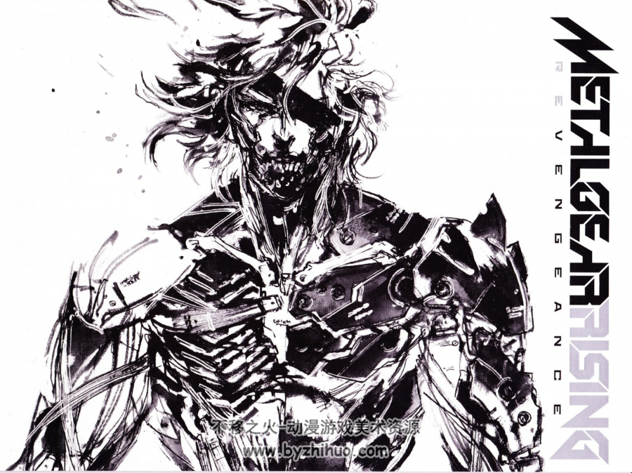 合金装备崛起 复仇 官方艺术画集 【Metal Gear Rising Revengeance Artbook】