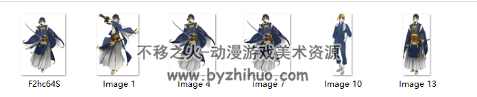 刀剑乱舞 角色人物立绘合集百度网盘分享下载 294P