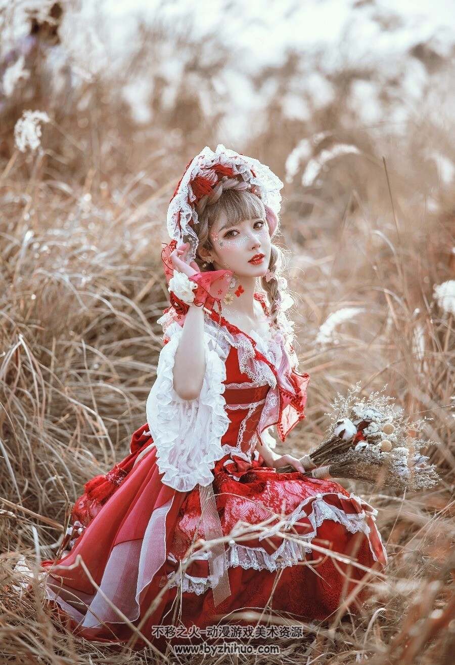 阿包也是兔娘-lolita红裙[12P/160M]