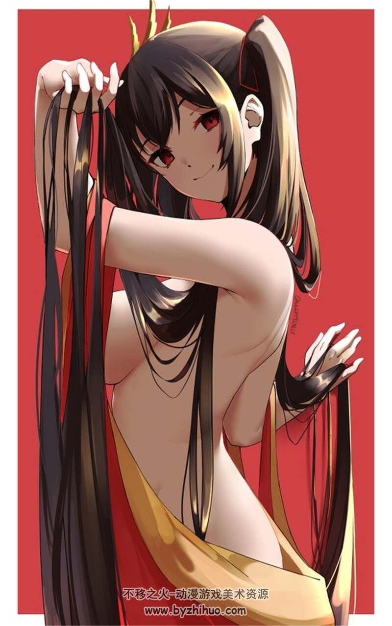 个人收集的美图 仰视插画资源 百度网盘分享 179P