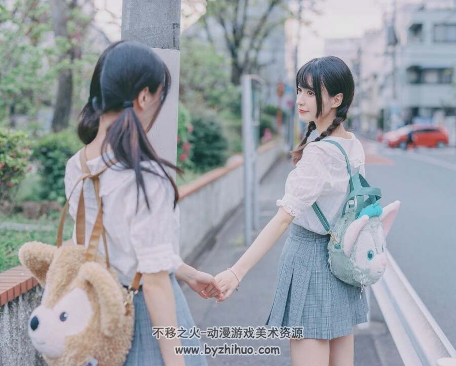 B站知名up主果哝双子日本旅拍[40P/24M]
