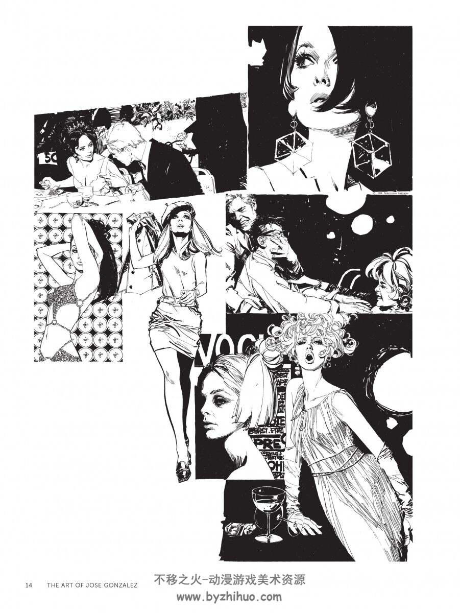 The Art of Jose Gonzalez+Vampirella Art Edition 英文版画册