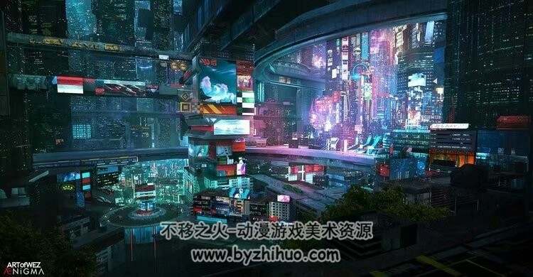 多位画师赛博朋克（cyberpunk）人物图集 百度网盘分享赏析 289P