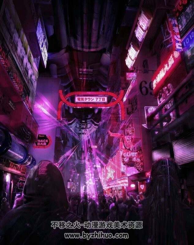 多位画师赛博朋克（cyberpunk）人物图集 百度网盘分享赏析 289P