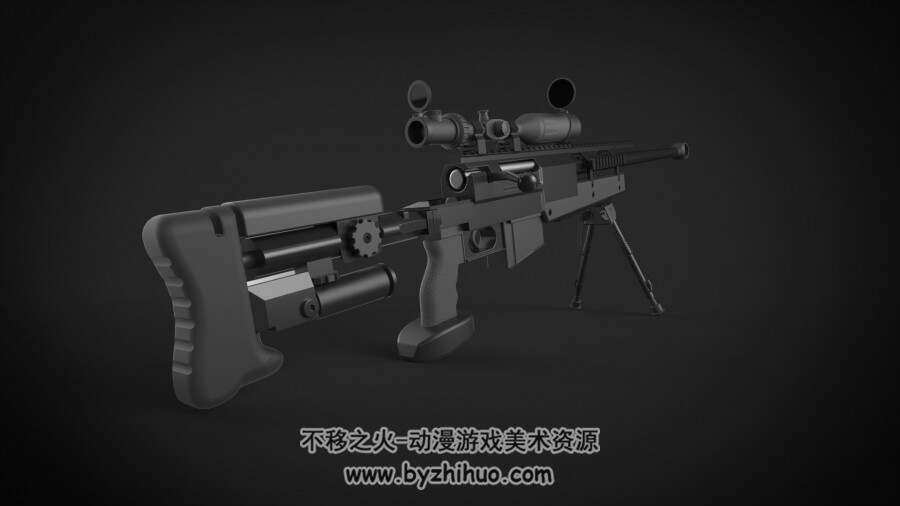 PGM338狙击步枪 武器3D模型分享