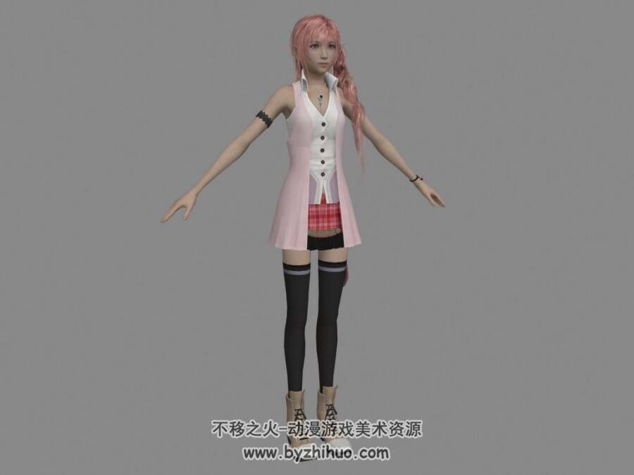 最终幻想女主角 裸模型3个 分享下载