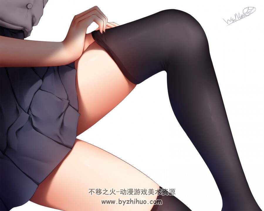 P站 二次元丝袜 足控插画图包 自整理百度网盘分享下载 72P