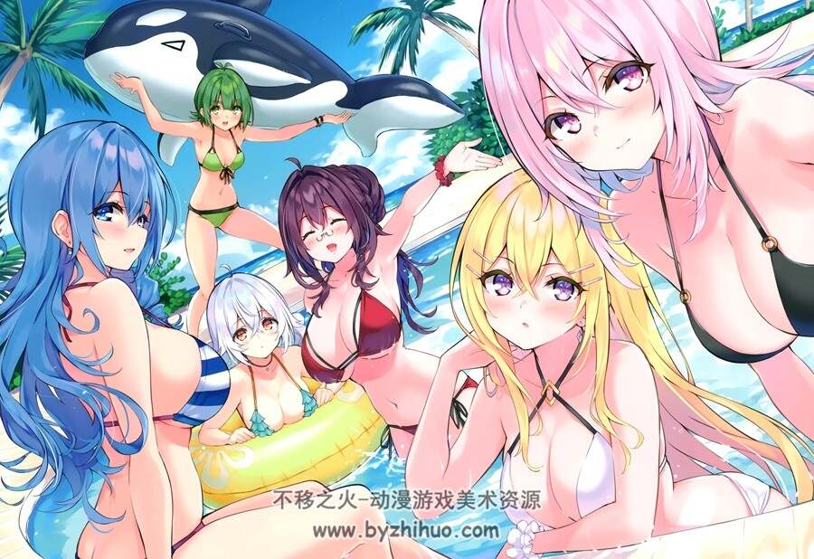 《U CHINOKO BIKINI3》泳装绝美插画集(LaGo-On)分享赏析 16P