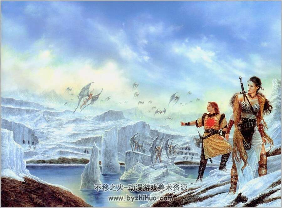 3X精选欧美经典手绘插画图集 百度网盘分享 1153P