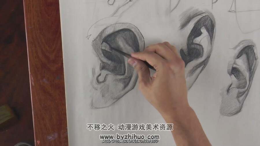 绘画大师Watts Atelier五官特征和面部表情绘画教程-【中文字幕】