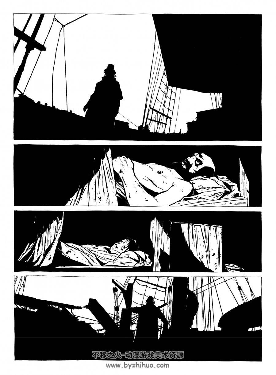 白鲸记—Moby Dick 英文版漫画灯塔作者夏布特17年作品