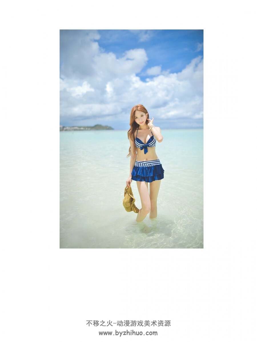 韩国品牌模特 沙滩泳装写真图集赏析 百度网盘下载 710P