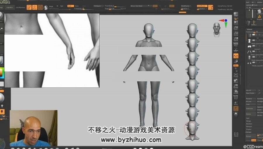 女性人体结构解剖学艺术课程【建模必备】 - Female anatomy for artists course