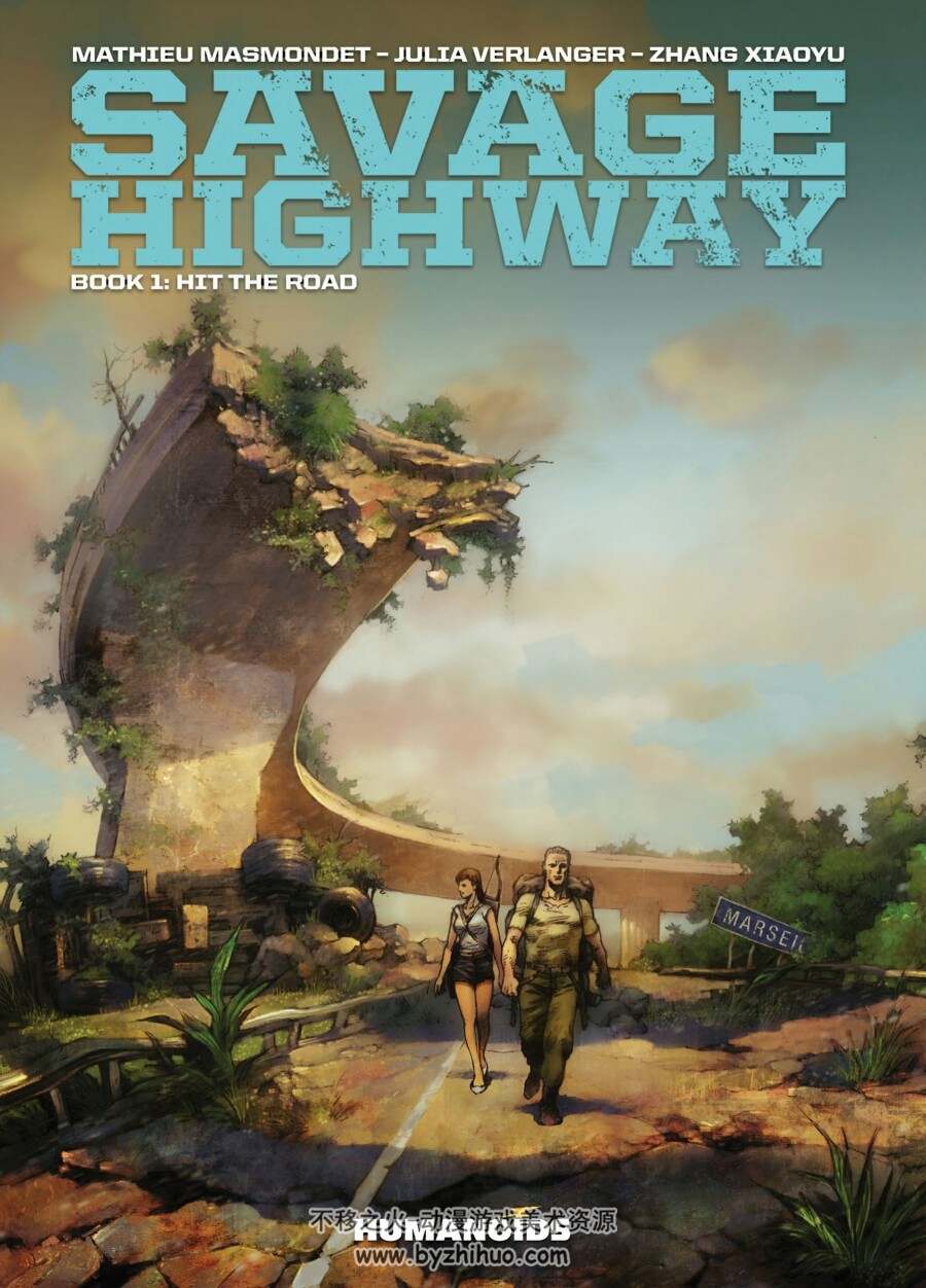 Savage Highway 英文版 3册全 张筱雨参与制作的法漫
