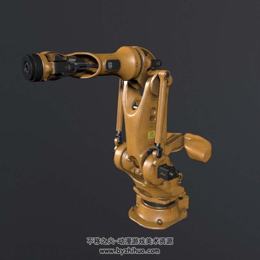 工业机器人机械手臂 3D模型多种格式下载
