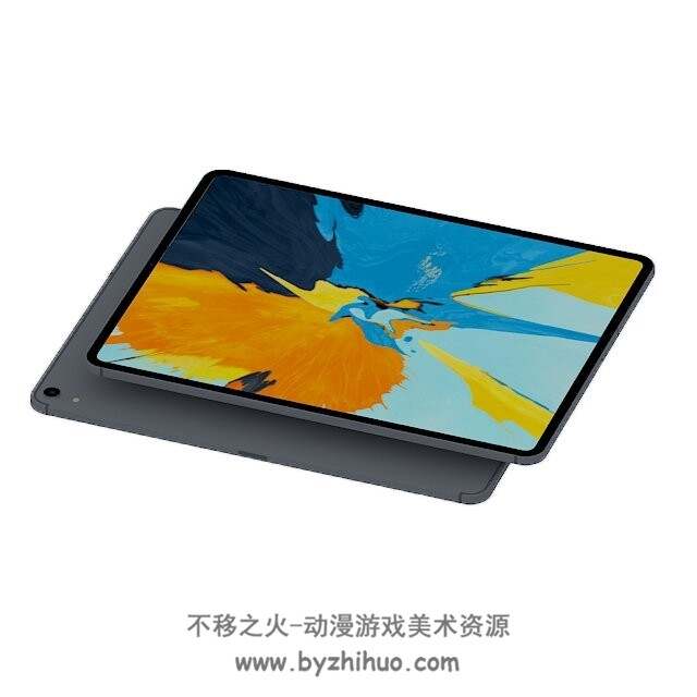 IPad Pro 12inches 2019 3D模型 百度网盘下载