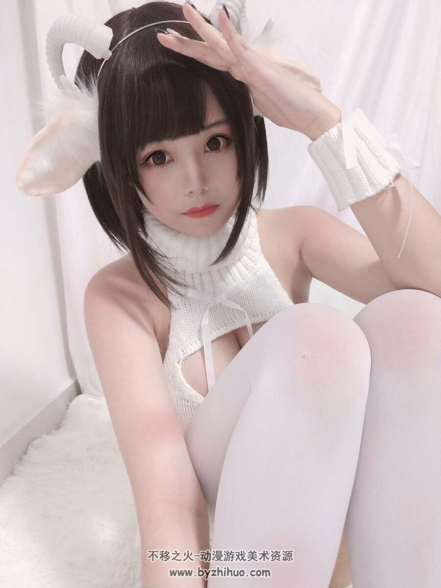 蜜汁猫裘  山羊毛衣cos图包 40P3V