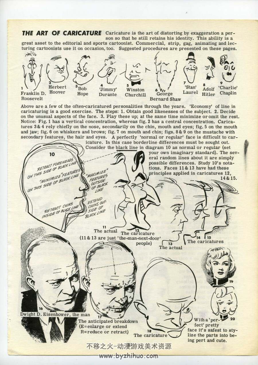 Jack Hamm著绘画教程Cartooning.the.Head.and.Figure 百度网盘PDF格式观看