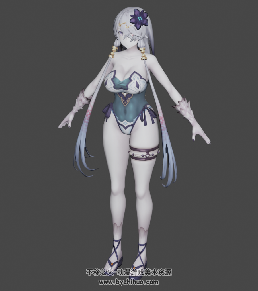 莱莎炼金工房_lila decyrus swimsuit 3D模型分享下载