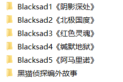 Blacksad后浪漫画黑猫私家侦探中文英文两套以及番外篇 JPG格式 百度网盘