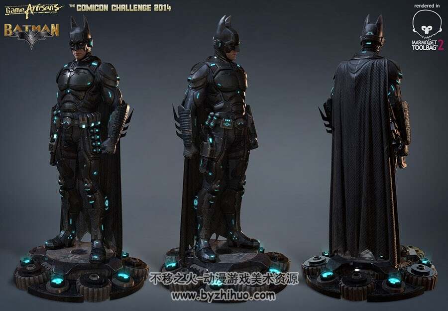 蝙蝠侠 Batman 3d人物模型分享 百度网盘