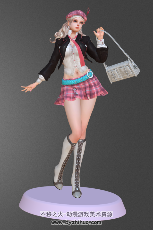 Fashion-girl 3D模型下载