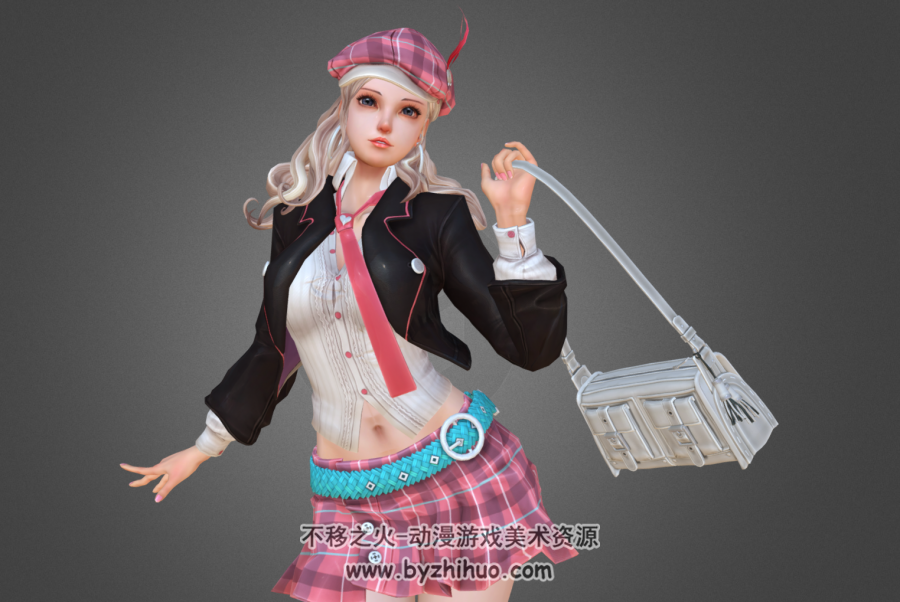 Fashion-girl 3D模型下载