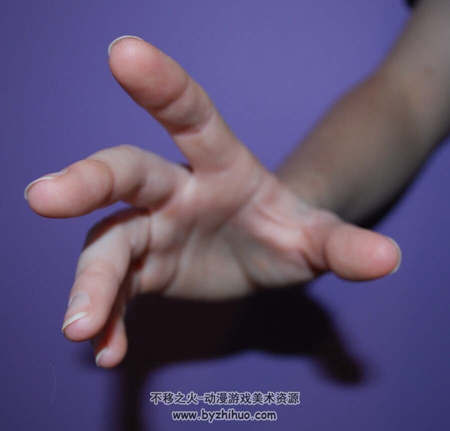 手部结构美术绘画参考  Hand model pose pack vol. 1 (29M) P183