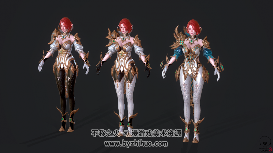 【Lineage 2 Revolution】天堂2革命 暗翼天使 职业服装模型包