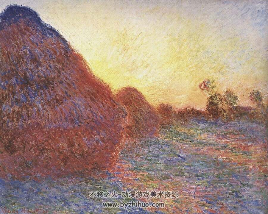 克劳德 莫奈 Monet绘画参考合集 印象派油画高清tif 2168p