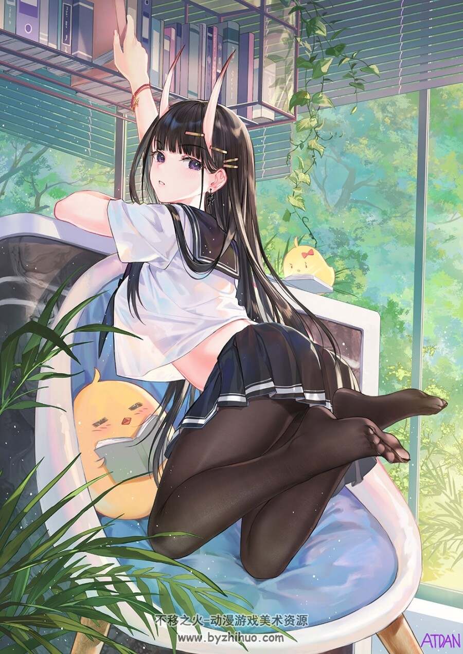 国人画师ATDAN 插画合集图包 百度网盘分享赏析 205p