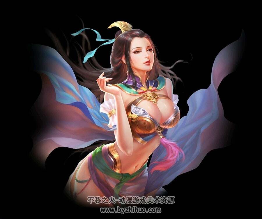 中国风元素 角色人物概念设计高清大图 百度网盘分享参考