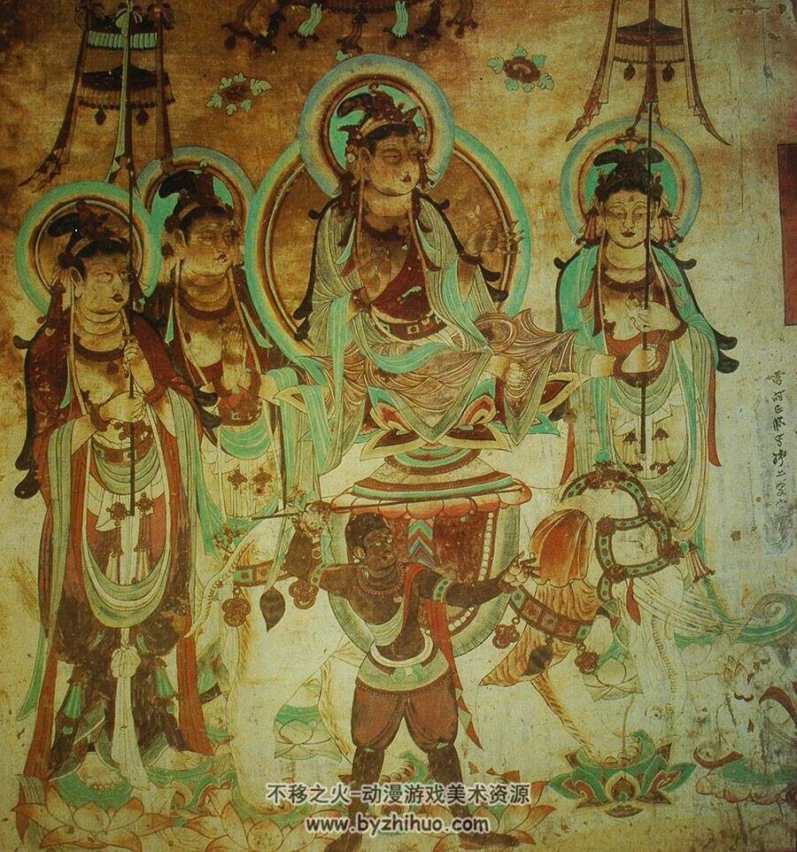 中国传统艺术 敦煌壁画 美术素材 百度网盘分享