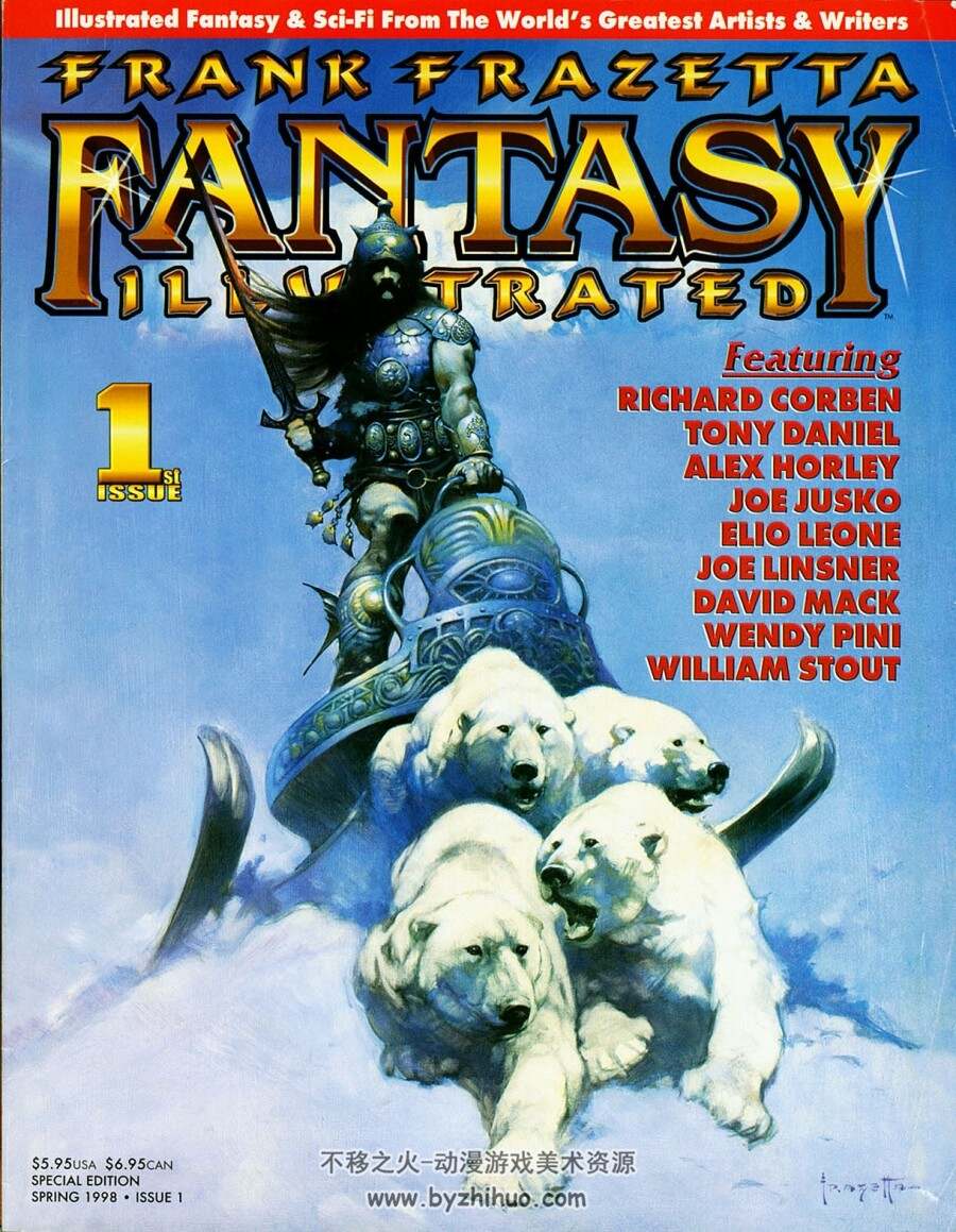 Frank Frazetta's Fantasy Illustrated 弗兰克·弗雷泽塔的奇幻插图(8册完整版)