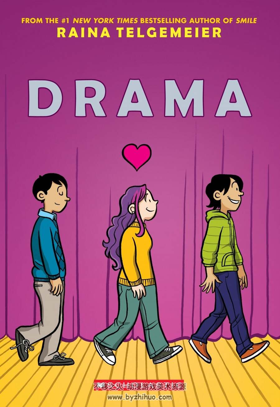 #1Bestseller Raina Telgemeier 少年儿童彩色英语原版漫画系列 全5册PDF格式